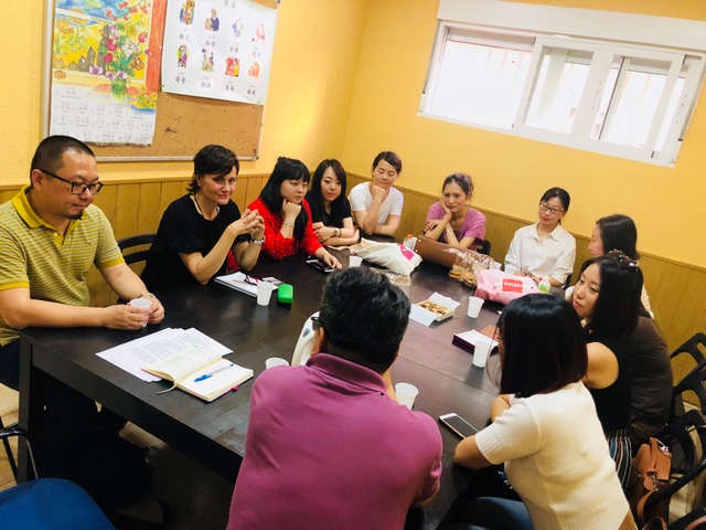 Fin de curso académico 2017-18 de idioma chino en el centro Xindongfang